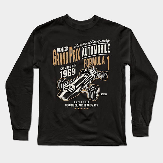 Grand Prix - Formula One International Championship Long Sleeve T-Shirt by Jarecrow 